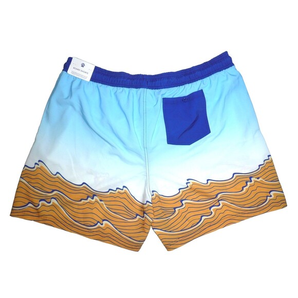 Pabst Blue Ribbon Mens Licensed Beer Board Shorts Graphic Swim Trunks 3XL NWT - Picture 6 of 7